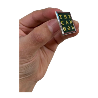 Picture of SOFT ENAMELLED PIN BADGE - 30MM - MAGNETIC BACKING in Silver