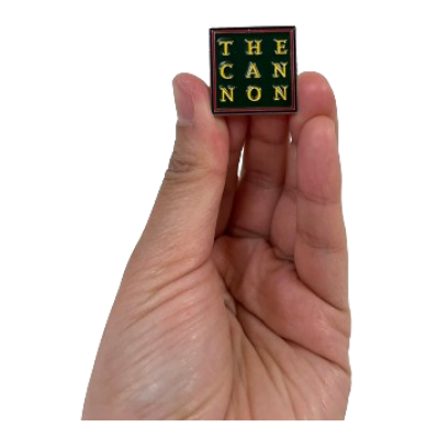 Picture of SOFT ENAMELLED PIN BADGE - 35MM - BROOCH FITTING in Silver