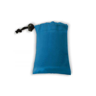 Picture of NON WOVEN POUCH with Lock Toggle - Cyan in Cyan