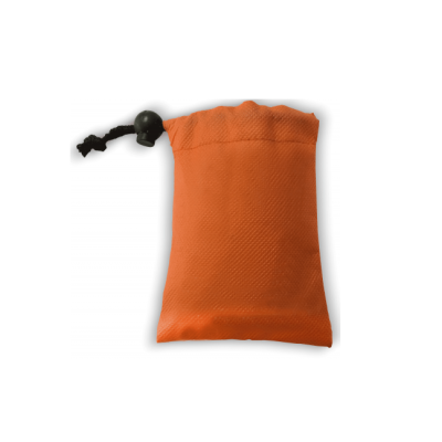 Picture of NON WOVEN POUCH with Lock Toggle - Orange in Orange