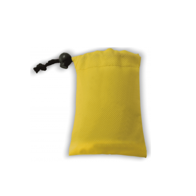 Picture of NON WOVEN POUCH with Lock Toggle - Yellow in Yellow