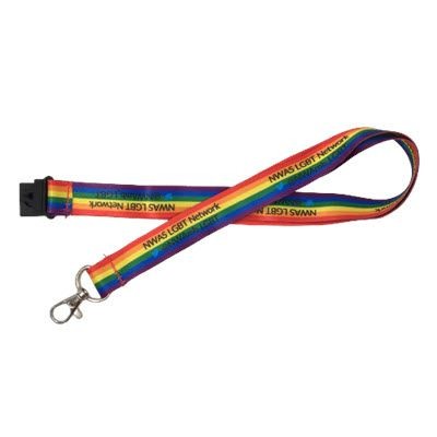 Picture of RAINBOW DYE SUBLIMATED 20MM LANYARD
