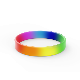 RAINBOW SILICON WRISTBANDS - PRINTED image 2