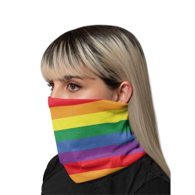 Picture of RAINBOW TUBULAR BANDANA.