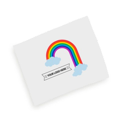 Picture of RAINBOW MICROFIBRE LENS CLOTH - CLOUD in White