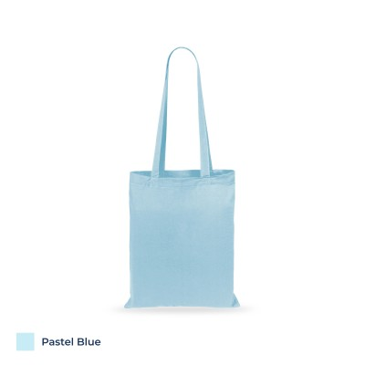 Picture of VIBE COTTON BAG - COLOUR PASTEL BLUE in Pastel Blue