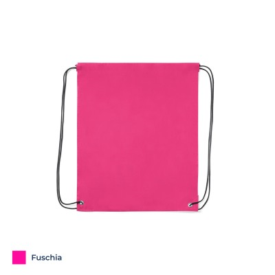 Picture of VIBE DRAWSTRING BAG FUCHSIA in Rhodamine Red C
