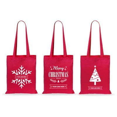 Picture of CHRISTMAS COTTON TOTE BAG.