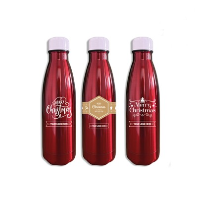Picture of CHRISTMAS CAPELLA 500ML METAL BOTTLE.