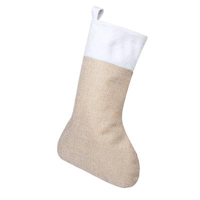 Picture of NATURAL COLOUR CHRISTMAS STOCKING.