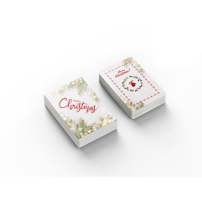 Picture of CHRISTMAS BESPOKE PAPER PLAYING CARD PACK