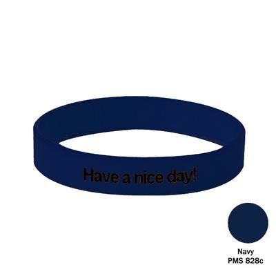 Picture of SILICON WRIST BAND in Navy