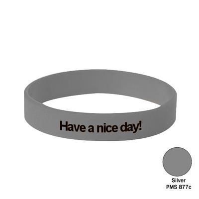 Picture of SILICON WRIST BAND in Silver