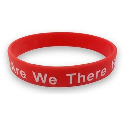 Picture of SILICON WRIST BAND in Red