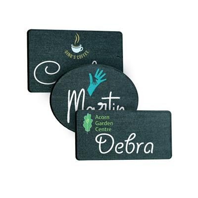 Picture of BAMBOO BLACKBOARD REUSABLE NAME BADGE