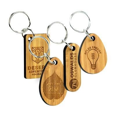 Picture of BESPOKE BAMBOO KEYRING