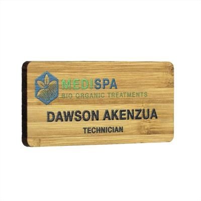 Picture of BAMBOO NAME BADGE.