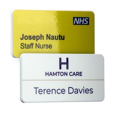 Picture of KEEPSAFE ECO ANTIMICROBIAL NAME BADGE.