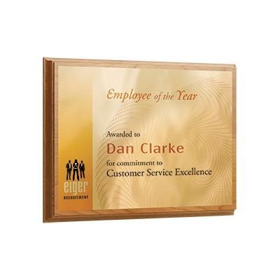 RECTANGULAR AWARD PLAQUE.