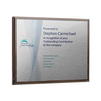 RECTANGULAR AWARD PLAQUE.