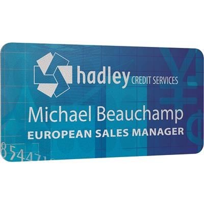 Picture of METAL FACED PERSONALISED NAME BADGE