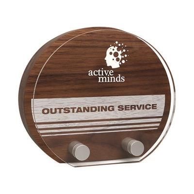 REAL WOOD SUNRISE AWARD with Acrylic Front.