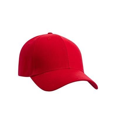 Picture of 6 PANEL HEAVY BRUSHED COTTON BASEBALL CAP with Velcro Closure.
