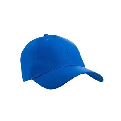 Picture of 6 PANEL CHINO TWILL BASEBALL CAP with Silver Buckle Closure.