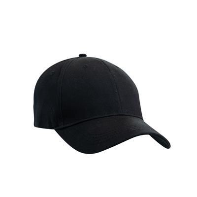 Picture of 6 PANEL POLYCOTTON BASEBALL CAP with Velcro Closure.