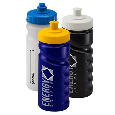 Picture of PLASTIC SPORTS DRINK BOTTLE with Finger Grip.