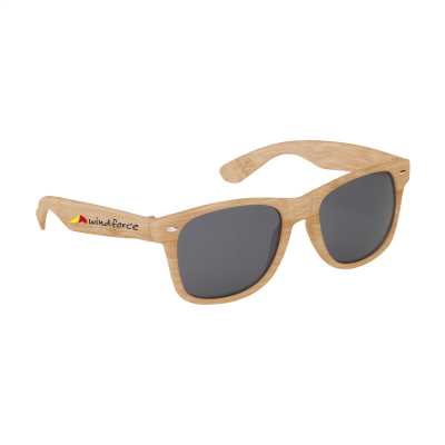 Picture of LOOKING BAMBOO SUNGLASSES in Wood.