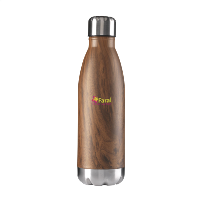 Picture of TOPFLASK WOOD DRINK BOTTLE in Brown.