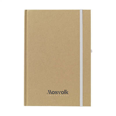 Picture of POCKET ECO A5 NOTE BOOK in White.