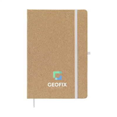 Picture of CORKNOTE A5 NOTE BOOK in White