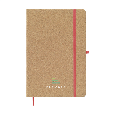 Picture of CORKNOTE A5 NOTE BOOK in Red