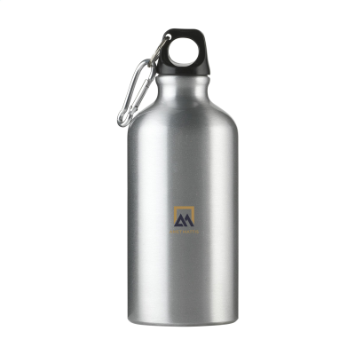 Picture of ALUMINI GRS RECYCLED 500 ML WATER BOTTLE in Silver.