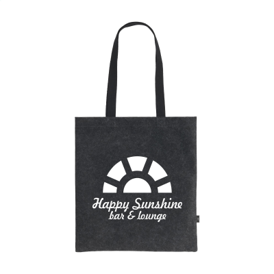 Picture of FELTRO RPET SHOPPER TOTE BAG in Dark Grey