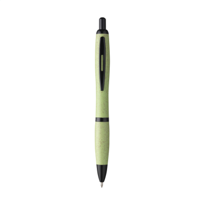 Picture of ATHOS WHEAT-CYCLED PEN WHEAT STRAW BALL PEN in Green.