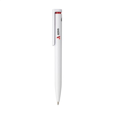 Picture of DIGIPRINT GRS RECYCLED PEN in White & Red.