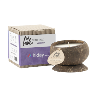 Picture of We Love The Planet Coconut Candle in charming Chestnut