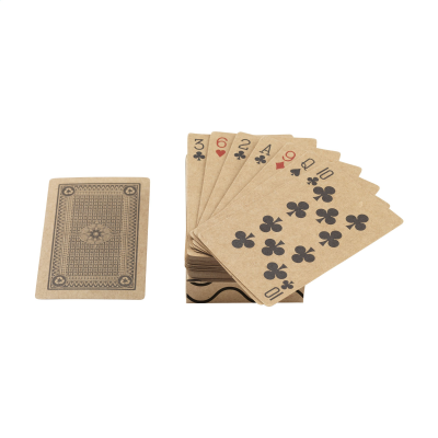 Picture of RECYCLED PLAYING CARD PACK SINGLE DECK in Wood