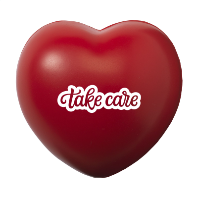 Picture of ANTI STRESS HEART STRESS BALL in Red.