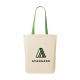 Picture of CANVAS SHOPPY COLOUR (220 G & M²) BAG in Lime