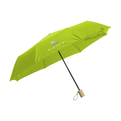 Picture of RPET MINI UMBRELLA FOLDING in Lime.