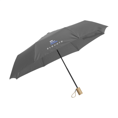 Picture of RPET MINI UMBRELLA FOLDING in Grey.