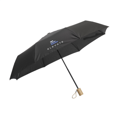 Picture of RPET MINI UMBRELLA FOLDING in Black.