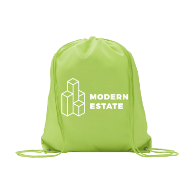 Picture of PROMO 210D BACKPACK RUCKSACK in Lime