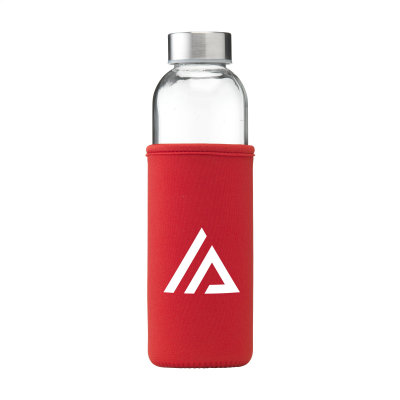 Picture of SENGA GLASS DRINK BOTTLE in Red.