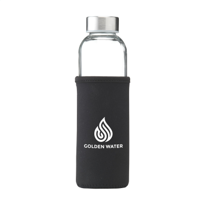 Picture of SENGA GLASS DRINK BOTTLE in Black.