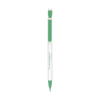 Picture of SIGNPOINT REFILLABLE PENCIL in Green & White.